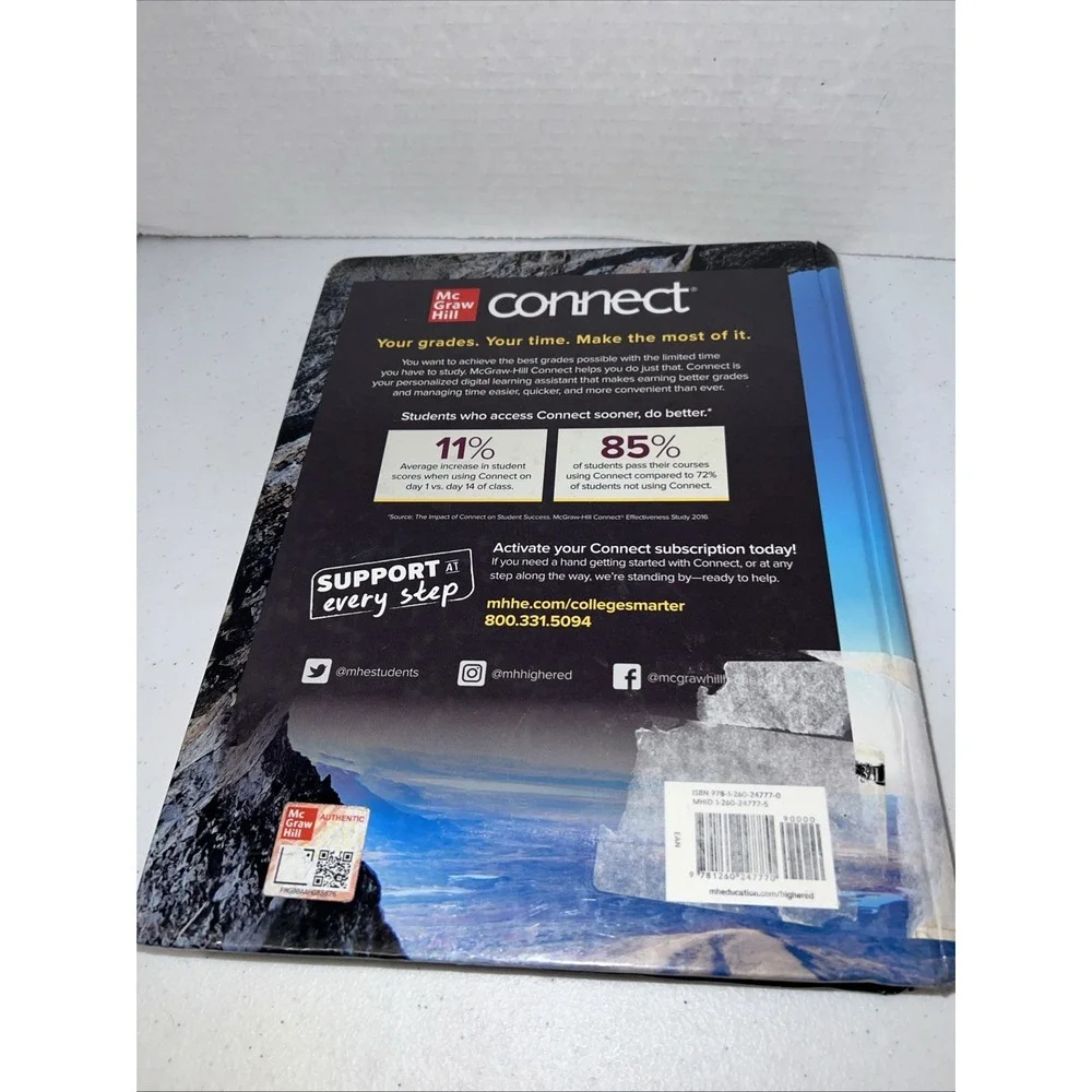 Survey of Accounting 6th Edition 2021 McGraw Hill Homeschool Textbook